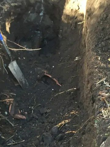 Sewer Line Repair trench Kansas City